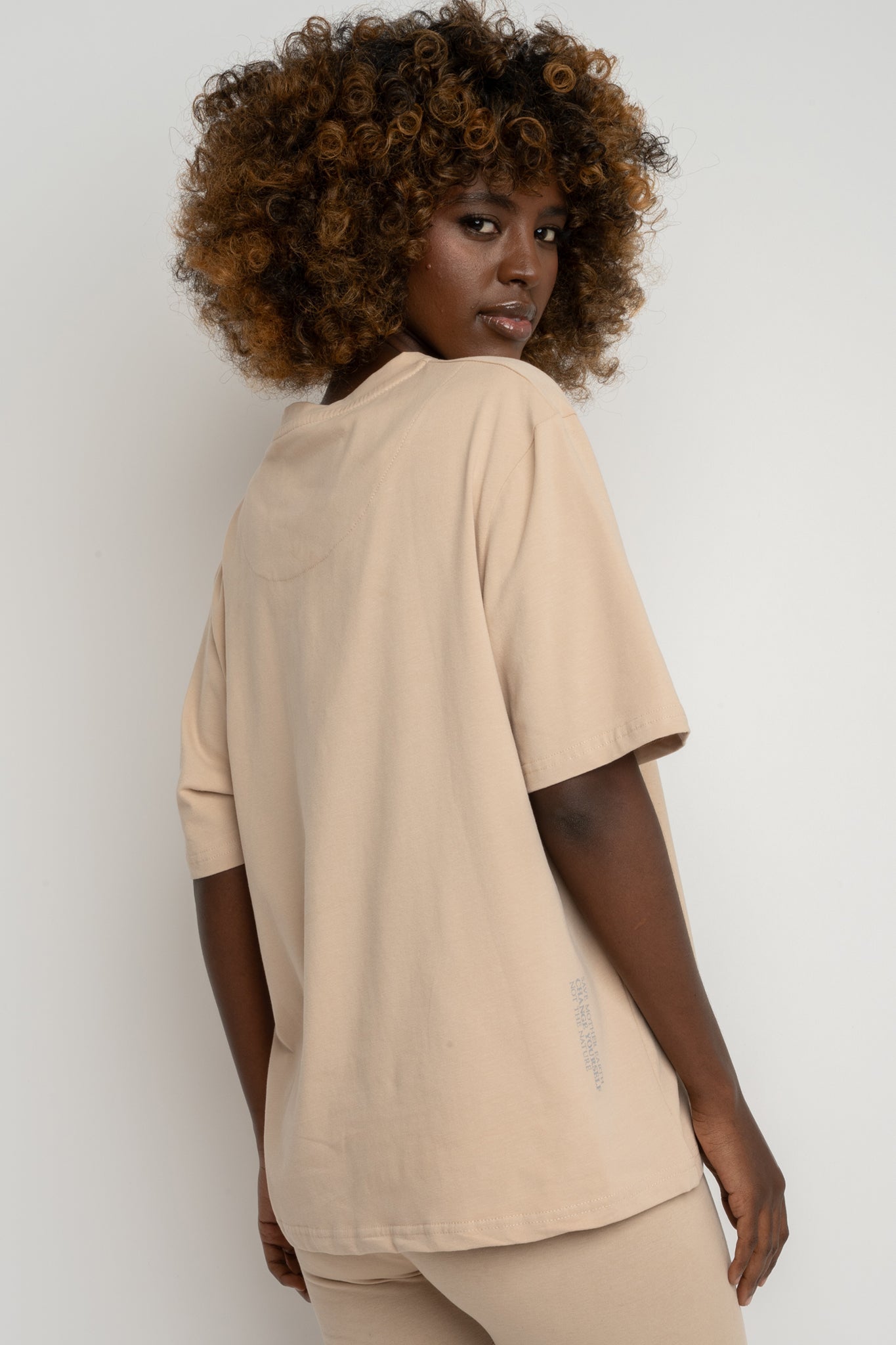 BEIGE T-SHIRT - OYSTER