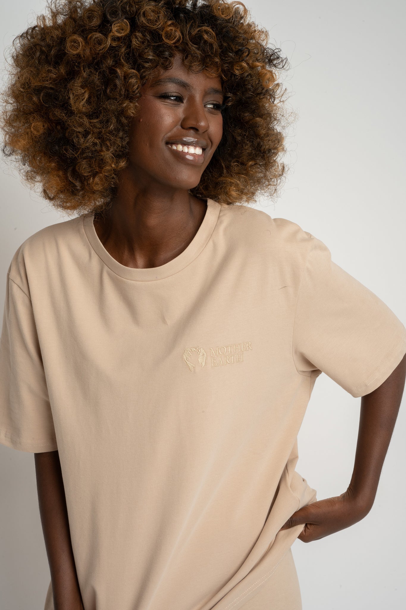 BEIGE T-SHIRT - OYSTER