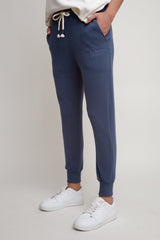 NAVY BLUE JOGGER SWEATPANTS - BEGERA
