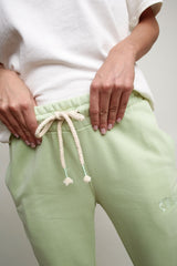 LIGHT GREEN SWEATPANTS - BELINDA
