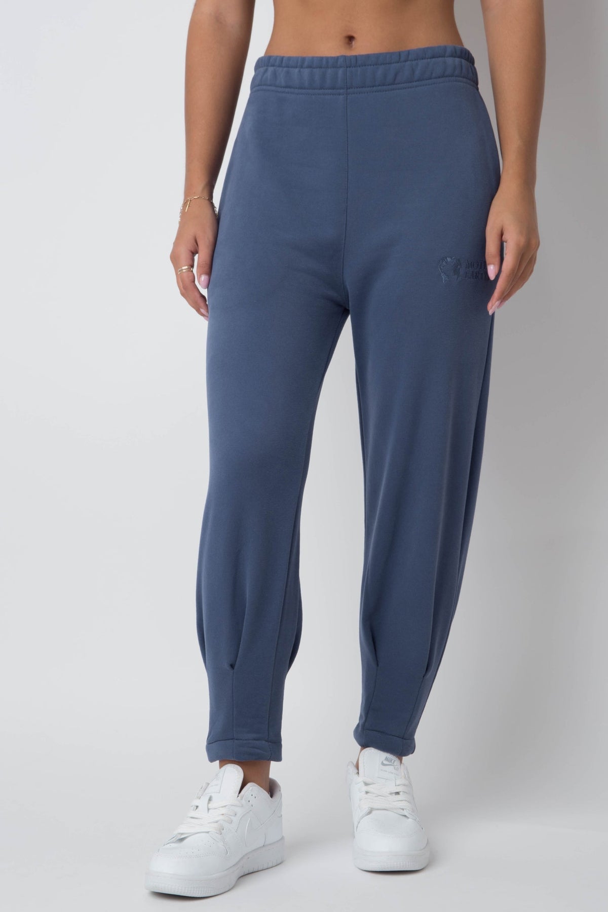 NAVY BLUE JOGGERS WITH TAPERED LEGS - ANACAPA