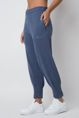 NAVY BLUE JOGGERS WITH TAPERED LEGS - ANACAPA