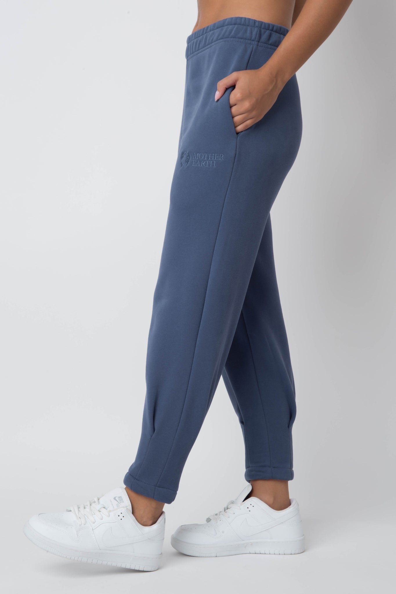 NAVY BLUE JOGGERS WITH TAPERED LEGS - ANACAPA