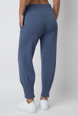NAVY BLUE JOGGERS WITH TAPERED LEGS - ANACAPA