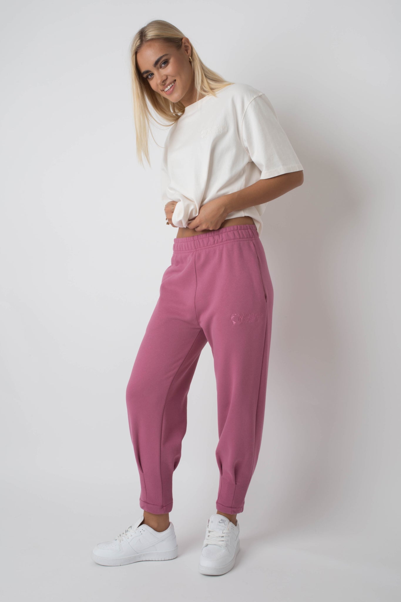 Fuchsia Jogger mit sich verjüngten Beinen - Anacapa