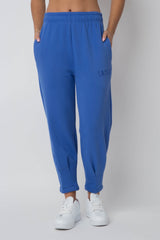 BLUE JOGGERS WITH TAPERED LEGS - ANACAPA