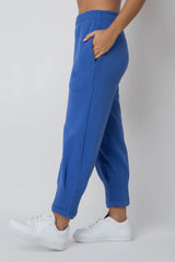 BLUE JOGGERS WITH TAPERED LEGS - ANACAPA
