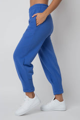 BLUE JOGGERS WITH TAPERED LEGS - ANACAPA