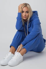 BLUE JOGGERS WITH TAPERED LEGS - ANACAPA