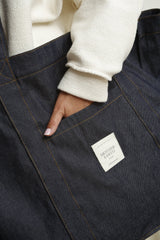 DENIM SHOPPER BAG DARK NAVY - LIDO