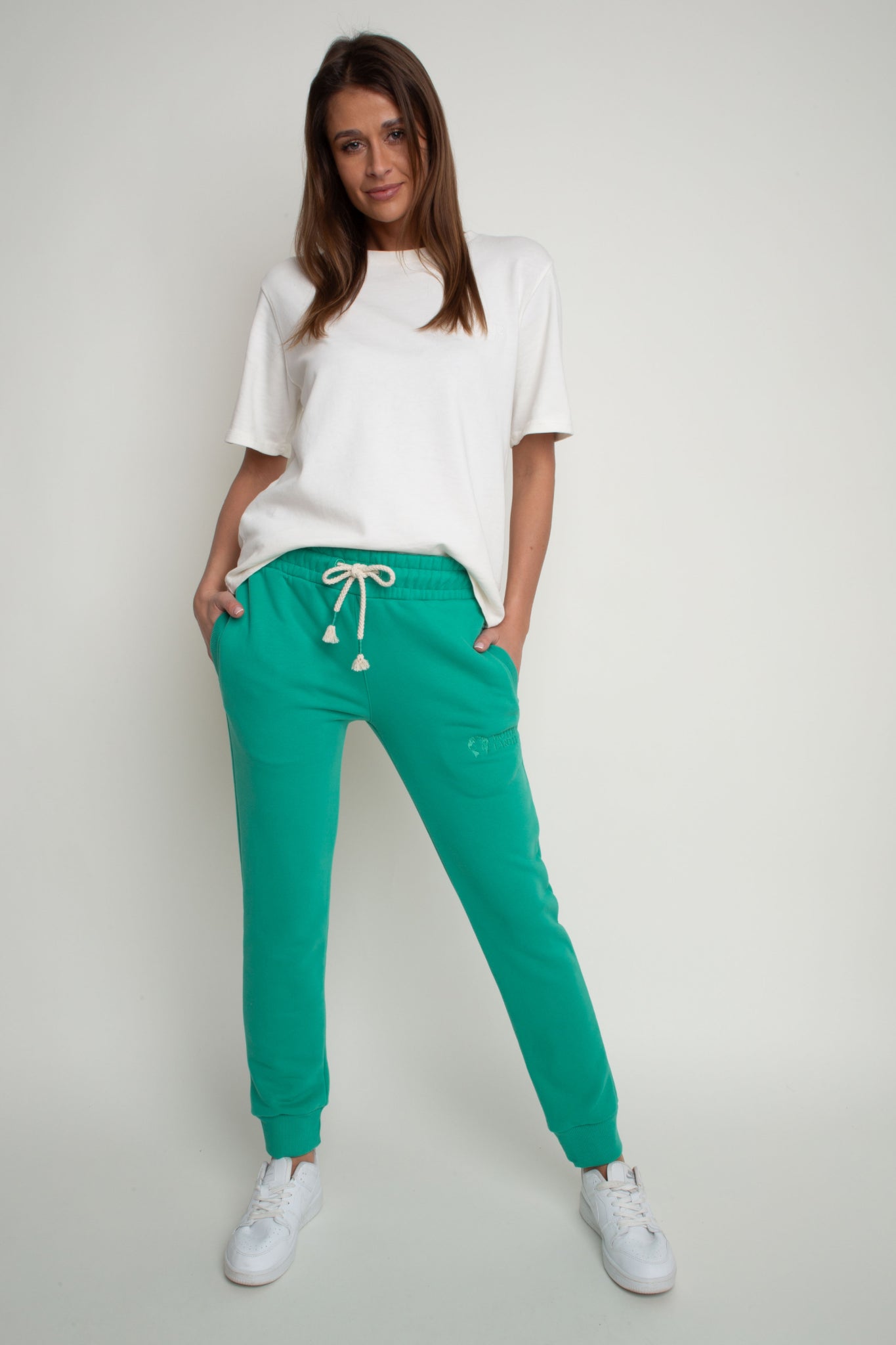 GREEN SWEATPANTS - BELINDA